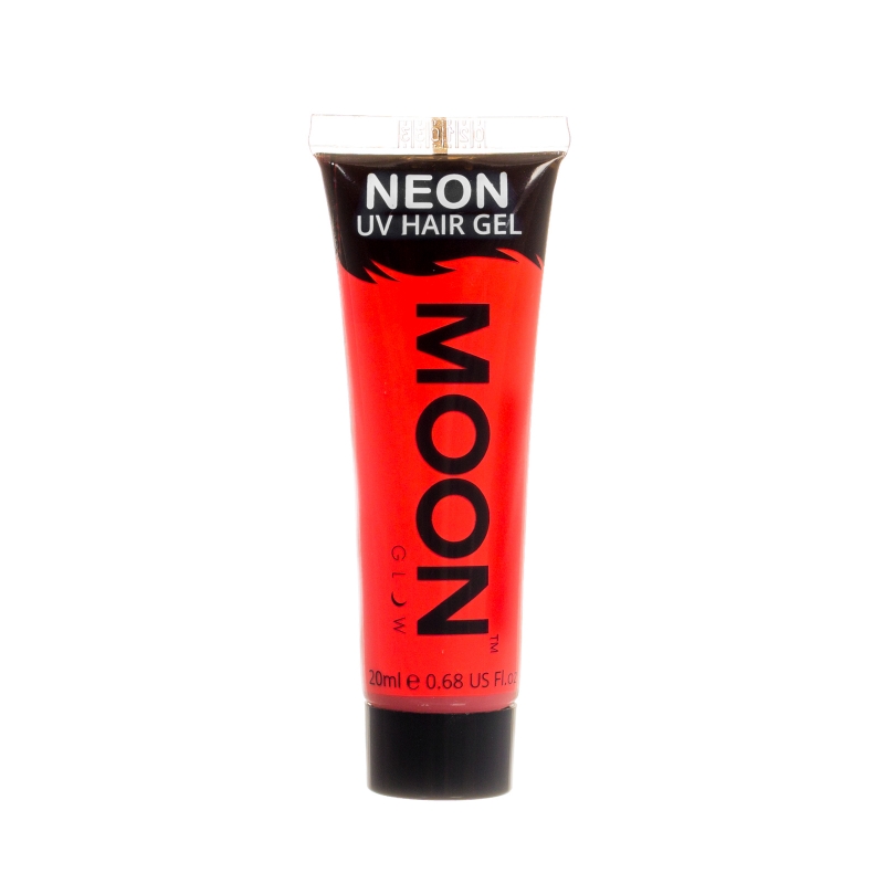 Neon UV hair gel intense red 20 ML