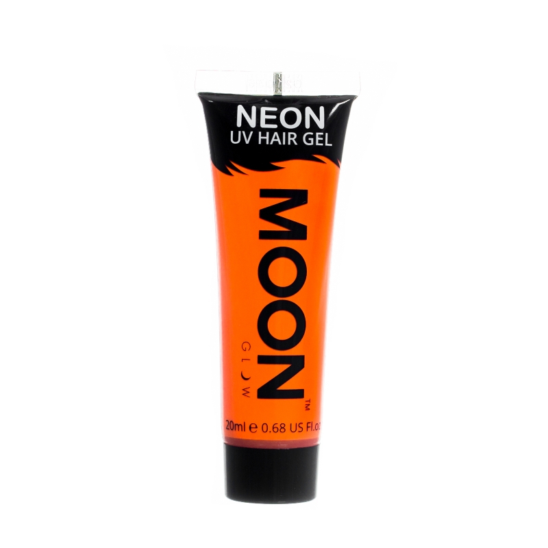 Neon UV hair gel intense orange 20 ML