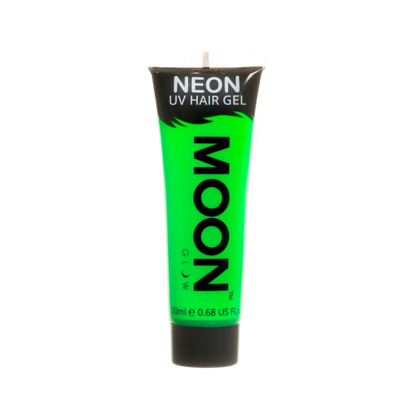 Neon UV hair gel intense green 20 ML