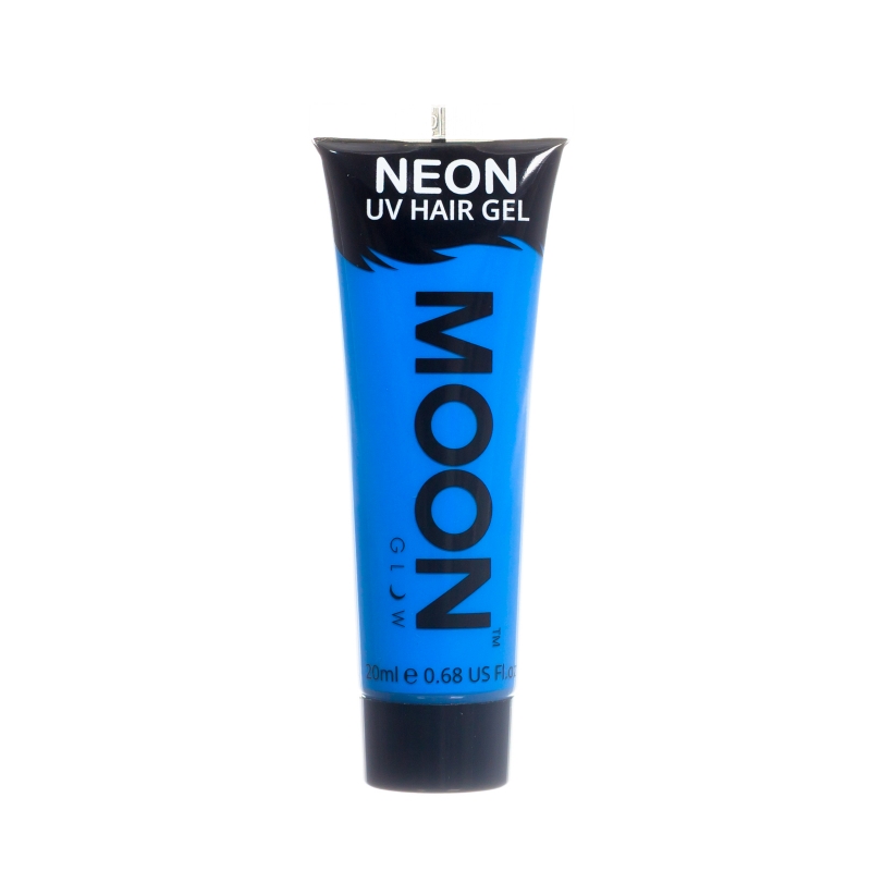 Neon UV hair gel intense blue 20 ML