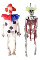 Skeleton Clown set van 2 stuks