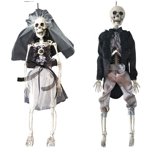 Deluxe skeleton bride & groom
