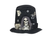 Halloween Costume Top-Hat with Skull