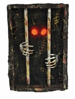 Skelet in kooi 45cm met licht