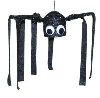 Black shaking spider