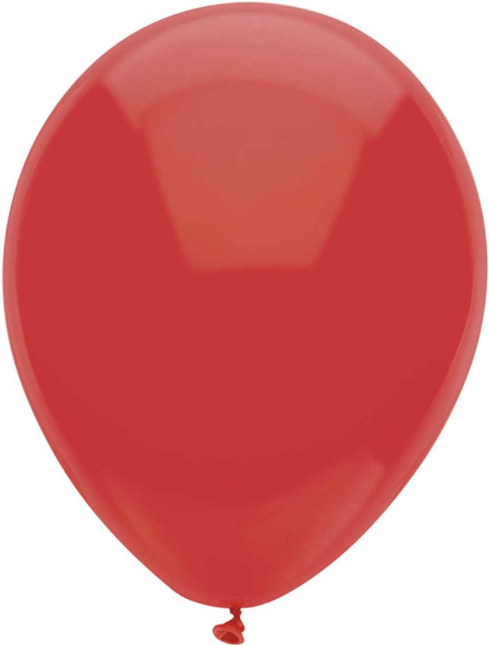 Ballonnen uni rood 10st. 30cm