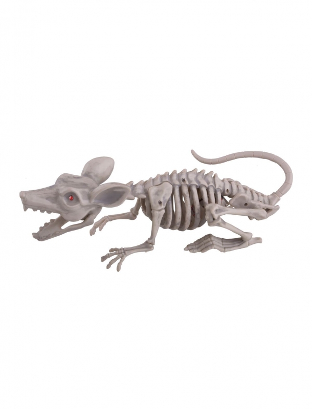Skelet van muis met licht 38cm