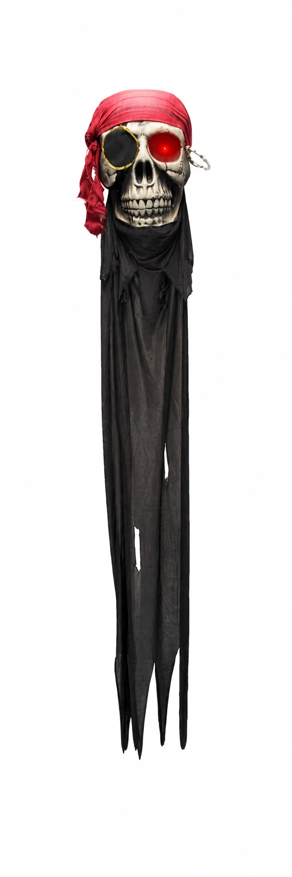Hangdecoratie 180cm Piraat ROOD  maskers met licht