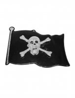 Wanddecoratie Piraat 'vlag'  44X32cm