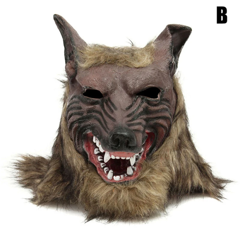weerwolf masker en handschoenen