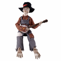 banjo spelende skelet