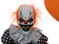 Halloween Figure Clown with Balloon, animated, 166cm