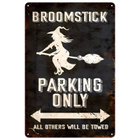 broomstick parking black