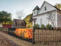 Halloween Banner, Haunted House, 300x90cm