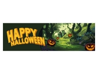 Halloween Banner, Haunted Forest, 300x90cm