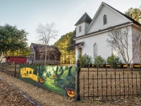 Halloween Banner, Haunted Forest, 300x90cm