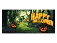 Halloween Banner, Haunted Forest, 400x180cm