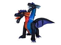 Halloween Inflatable Figure Dragon, animated, 208cm