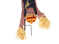 Halloween Ground Stake Figure Pumpkin Man Handstand, animated, 153cm