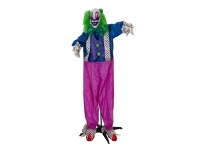 Halloween Figure Clown Charly, animated, 164cm