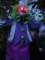 Halloween Figure Clown Charly, animated, 164cm