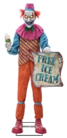 Neon Ice Cream Clown 180CM