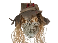 Halloween Scarecrow Skull, 70cm