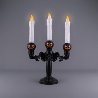 Skelet Kandelaar met 3 LED-kaarsen