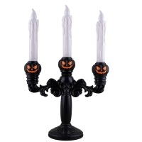Skelet Kandelaar met 3 LED-kaarsen