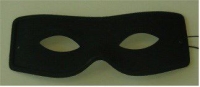 Oogmasker Zorro zwart