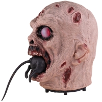 Zombiehoofd Eet Rat Animatronic