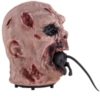 Zombiehoofd Eet Rat Animatronic