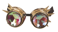 Bril Steampunk Kaleidoscoop Gold