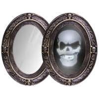 Screaming Skull Mirror - Sprekende Halloween Spiegel 31 cm