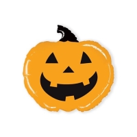 Folieballon Halloween Pompoen Oranje &ndash; 71 cm