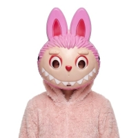 Masker plush monster roze