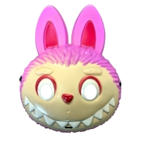 Masker plush monster roze