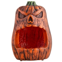 Bijtende pompoen snoepschaal 33 cm animatronic