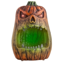 Bijtende pompoen snoepschaal 33 cm animatronic