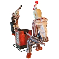 2 Clowns op wip 125 cm animatronic