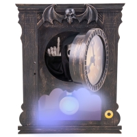 Griezelige klok animatronic