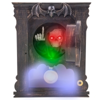 Griezelige klok animatronic